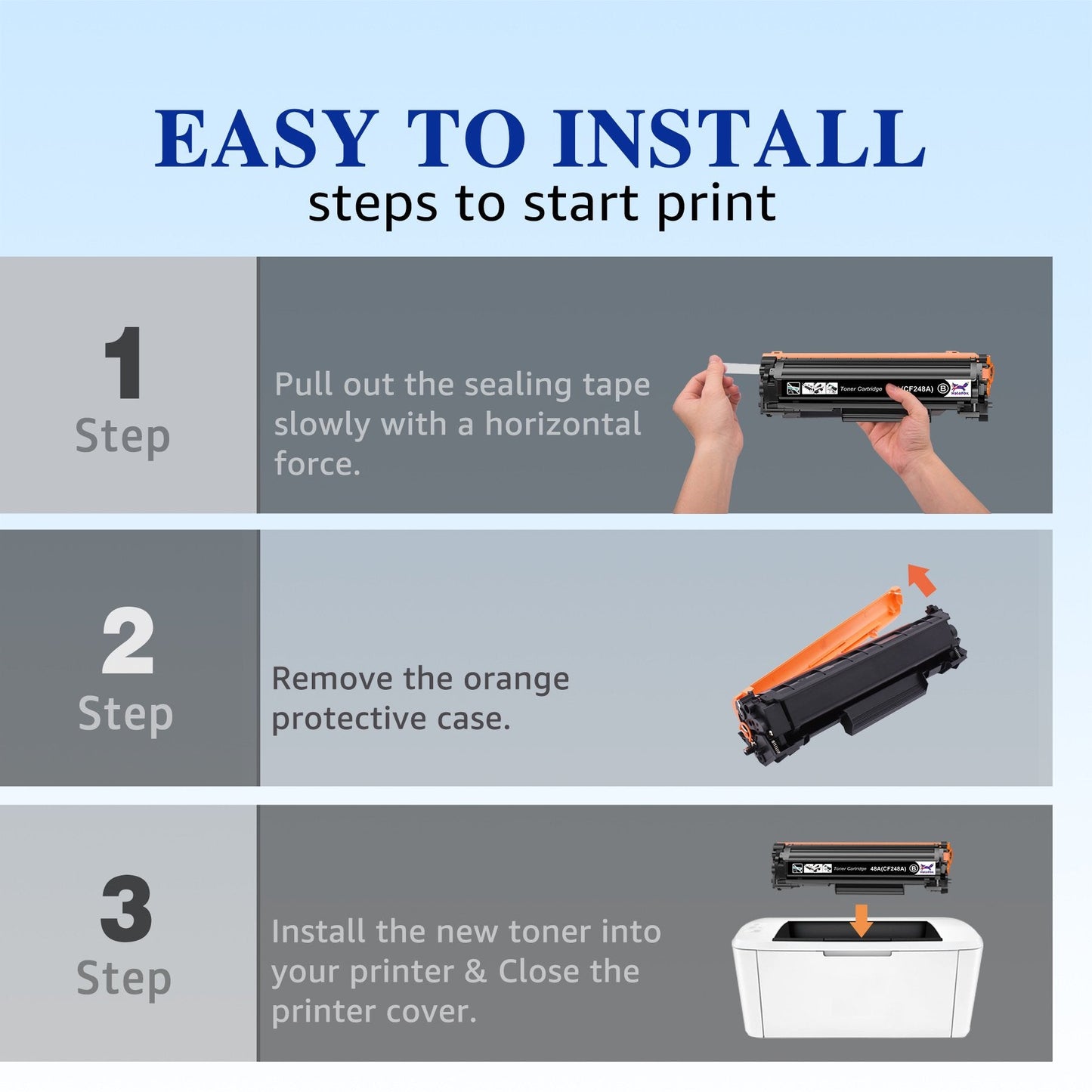 HaloFox Compatible Toner Black for HP(2 Pack)
